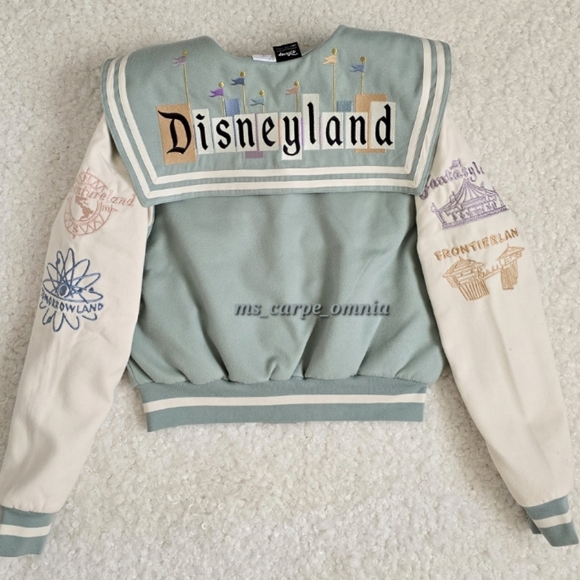 NEW Disneyland Marquee Varsity Jacket Her Universe 2025 Disney Embroidered Coat - Picture 2 of 13